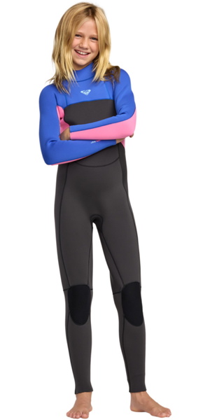 2026 Roxy Junior Prologue+ 3/2mm Back Zip Wetsuit 26RW213506 - Cobalt
